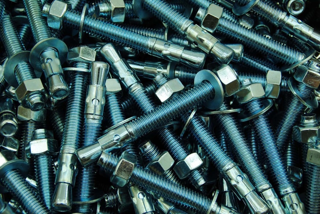 (150) Concrete Wedge Anchor Bolts 1/2 X 4-1/2 Includes Nuts & Washers Bulk