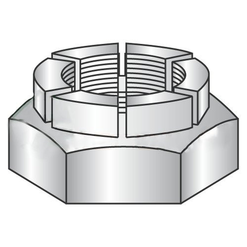 7/16-14 Heavy Hex Thin Height Flex Locknuts/Steel/Cadmium (Carton: 250 Pcs)