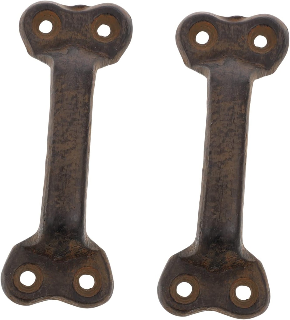 ARTIBETTER 8 Pcs Door Handle Cabinet Knobs Fence Gate Handle Pulls for Cabinets Outdoor Gate Handle Cabinet Door Handles Closet Door Knobs Drawer Handle Farmhouse Drawer Knob Metal Cast Iron