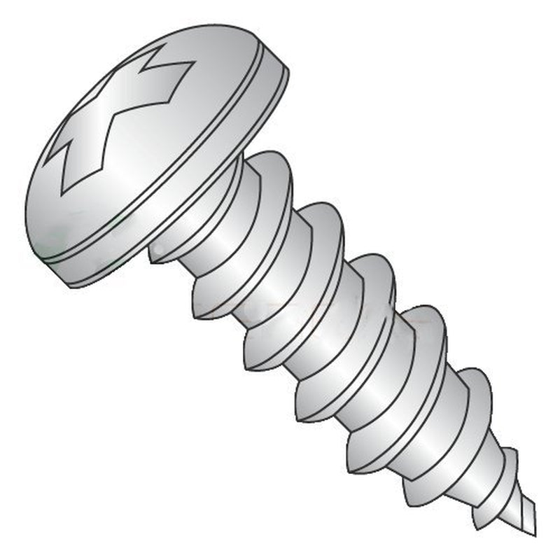 MS51861-36C / #8 X 5/8" Mil Spec Type AB Self Tapping/Phillips/Pan / 410 Stainless Steel/Dfar Compliant (Carton: 1,000 Pcs)