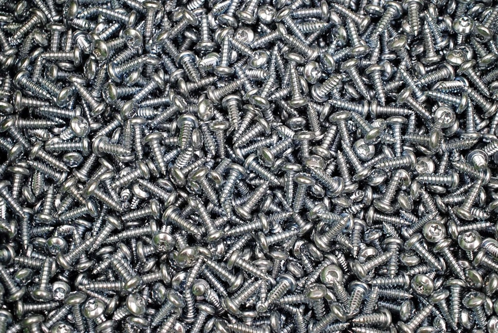 (2000) Torx T20 Pan Head 8 X 1/2 Type AB Zinc Plated Sheet Metal Screw SMS