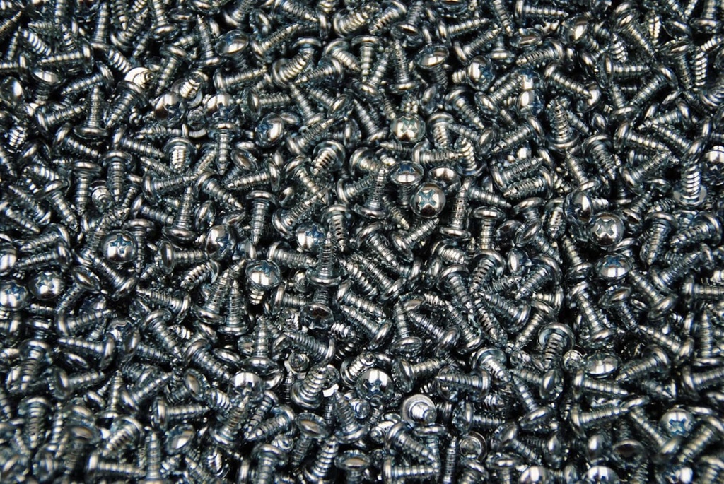 (2000) Phillips Pan Head 8 X 3/8 Type AB Zinc Plated Sheet Metal Screw SMS
