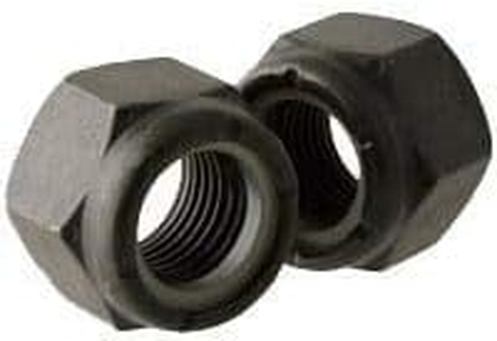7/16"-14 Nylon Insert Locknut Standard (NE) / Medium Carbon Grade C Steel/Plain (Quantity: 1000) Light Hex, Full Height