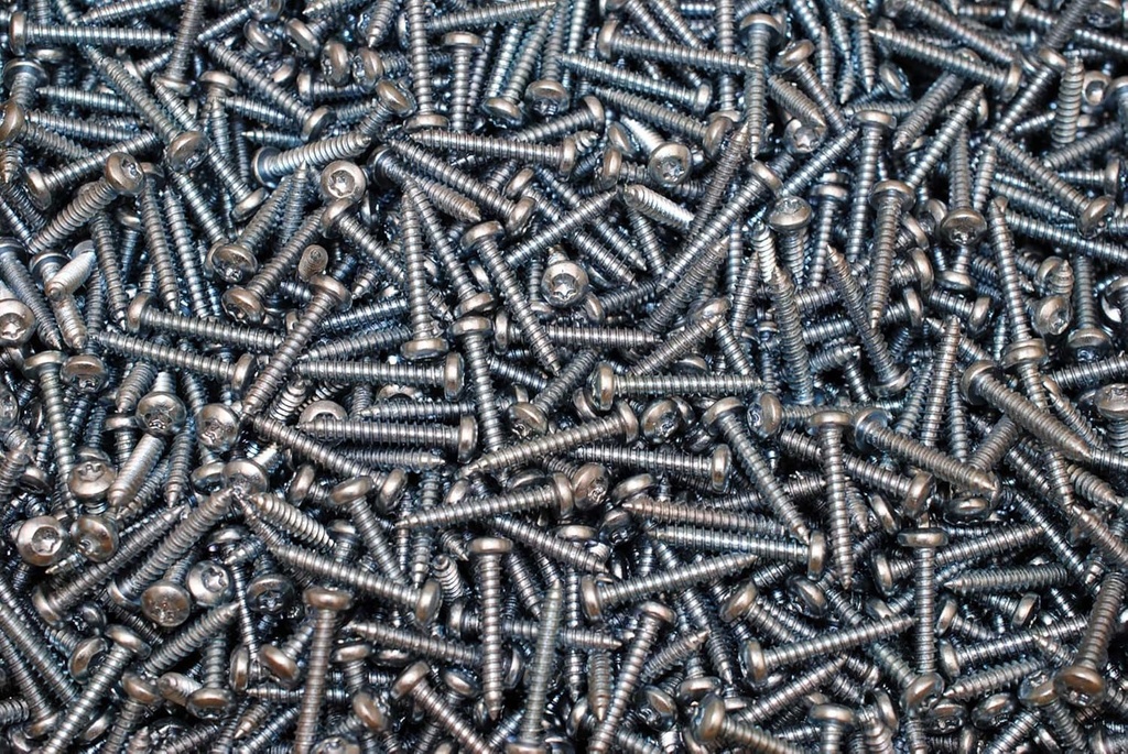 (1000) Torx Pan Head 8 X 1 Type AB Zinc Plated Sheet Metal Screw SMS