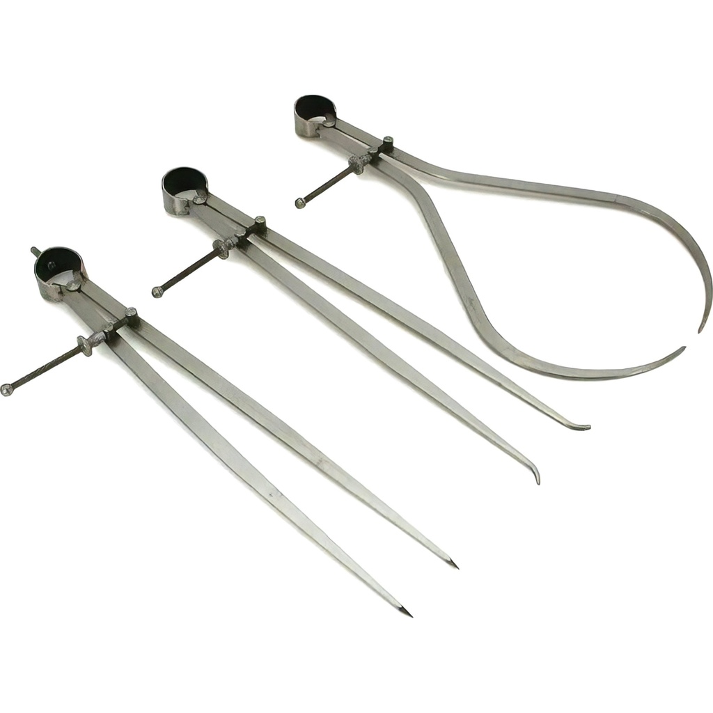 3 Piece 12 Inch Long Spring Caliper Set [12-Inch]