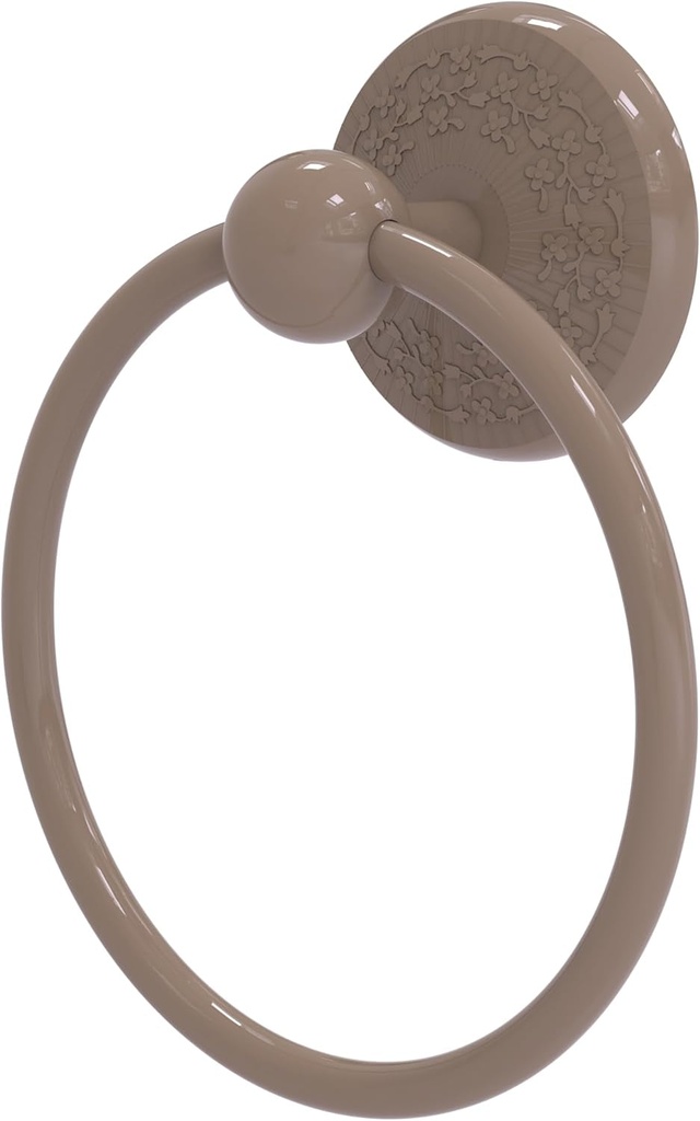 Allied Brass MC-16-SHB Monte Carlo Collection Towel Ring, Shaded Beige