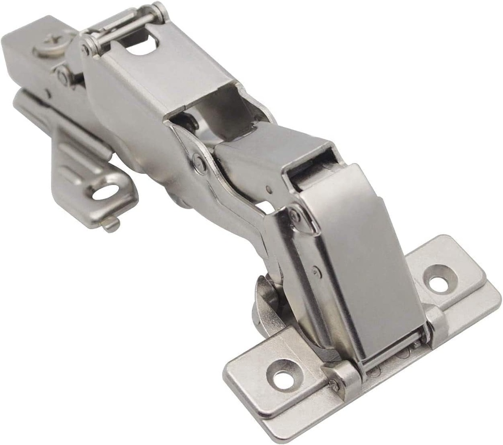 Probrico 15 Pair (30Pcs) American Face Frame Hidden Concealed 165 Degree Corner Kitchen Cabinet Door Hinges Soft Closing Full Overlay