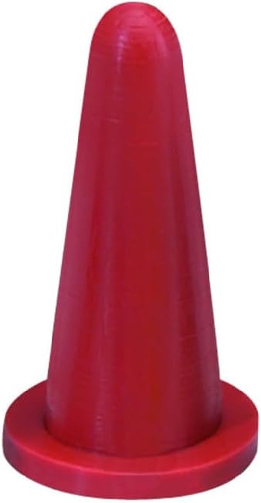 Caplugs HWP-1600 - HWP-SH Series - Ultrabake Silicone Hollow Washer Plugs, Clear, Bag of 100, Plug Width 1.220" X Length 0.866" X OD 2.087", Masking, Protection and Finishing, Temp Resistant