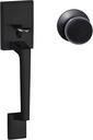 Colosus NDL 832 Front Entry Handle Latitude Interior Lever (Iron Black)