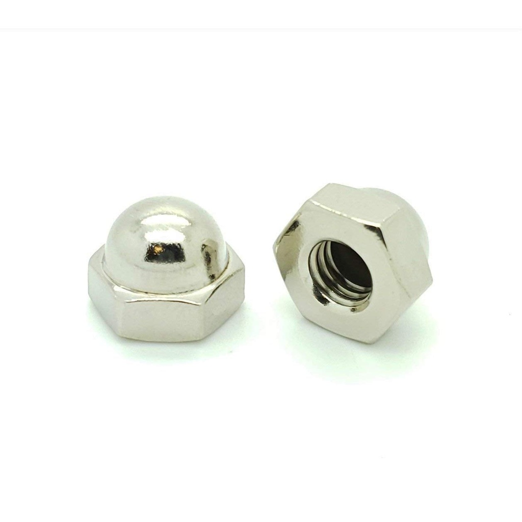 6-32 Cap Nuts / 18-8 Stainless Steel (Carton: 100 Pcs)