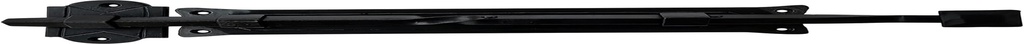 Premium Wrought Iron Door Bolt 15.3” Inches - Black Powder Coated Door Bolt – Black Antique Door Bolt – Iron Vintage Door Bolt - Wrought Iron Black Antique Door Bolt