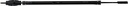 Premium Wrought Iron Door Bolt 15.3” Inches - Black Powder Coated Door Bolt – Black Antique Door Bolt – Iron Vintage Door Bolt - Wrought Iron Black Antique Door Bolt