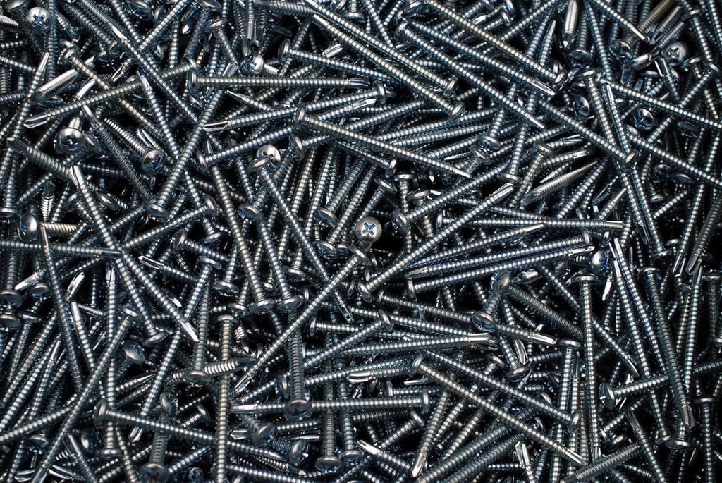 (300) Phillips Pan Head 10 X 2-1/2 Self-Drilling Tek Screws #10 Zinc Plated SDS