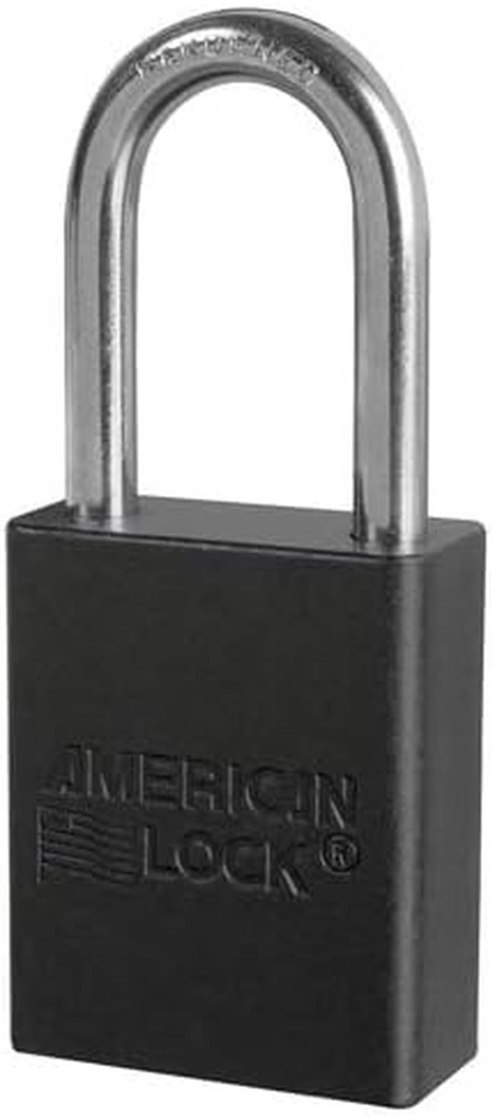 American Lock A1106BLK, 1106 Series Aluminum Padlock - Keyed Different (Pack of 24 Pcs)