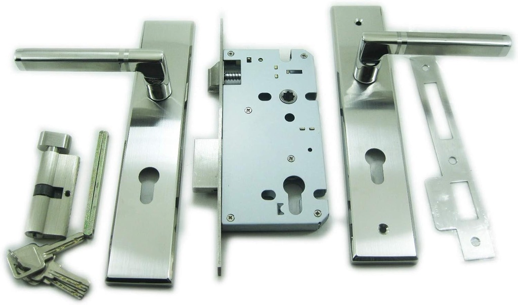 Rafes Stainless Steel Security Mortise Lock Set for Wood/Metal Gate Door
