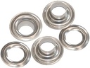 144 QTY-C. S. Osborne and Co.-No. N1-5-NICKEL Grommets and Plain Washers,Size 5. MPN# 13124