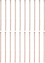 PATIKIL 100Pcs CD Weld Pins, 150Mm Insulation Weld Pins Stud Welder Pins Insulation Copper Nails Welding Nails for Repair Boat Self Locking Washer