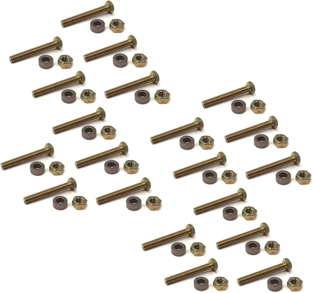 The ROP Shop | Pack of 20 - Shear Pin Bolt, Nut & Spacer for Simplicity 500026MA, 1501216MA