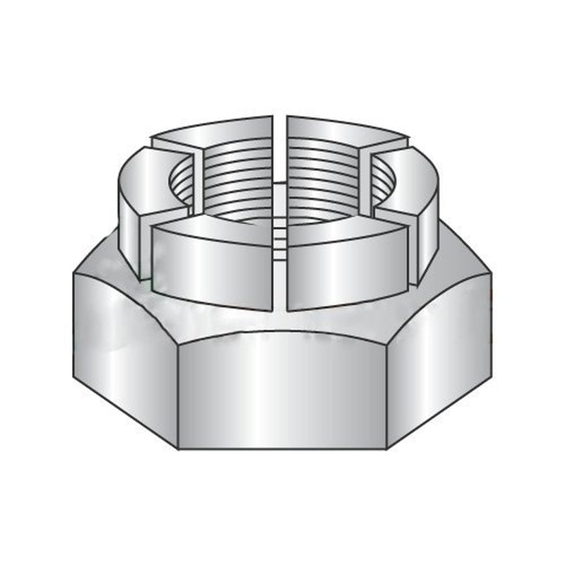 10-32 Thin Height Flex Locknuts / 18-8 Stainless Steel (Carton: 250 Pcs)