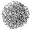 2PCS 304 Stainless Steel Chain, 16 Feet/ 5M X 3/20 Inches 150 Tons Steel Chain Link for Hanging, Swing