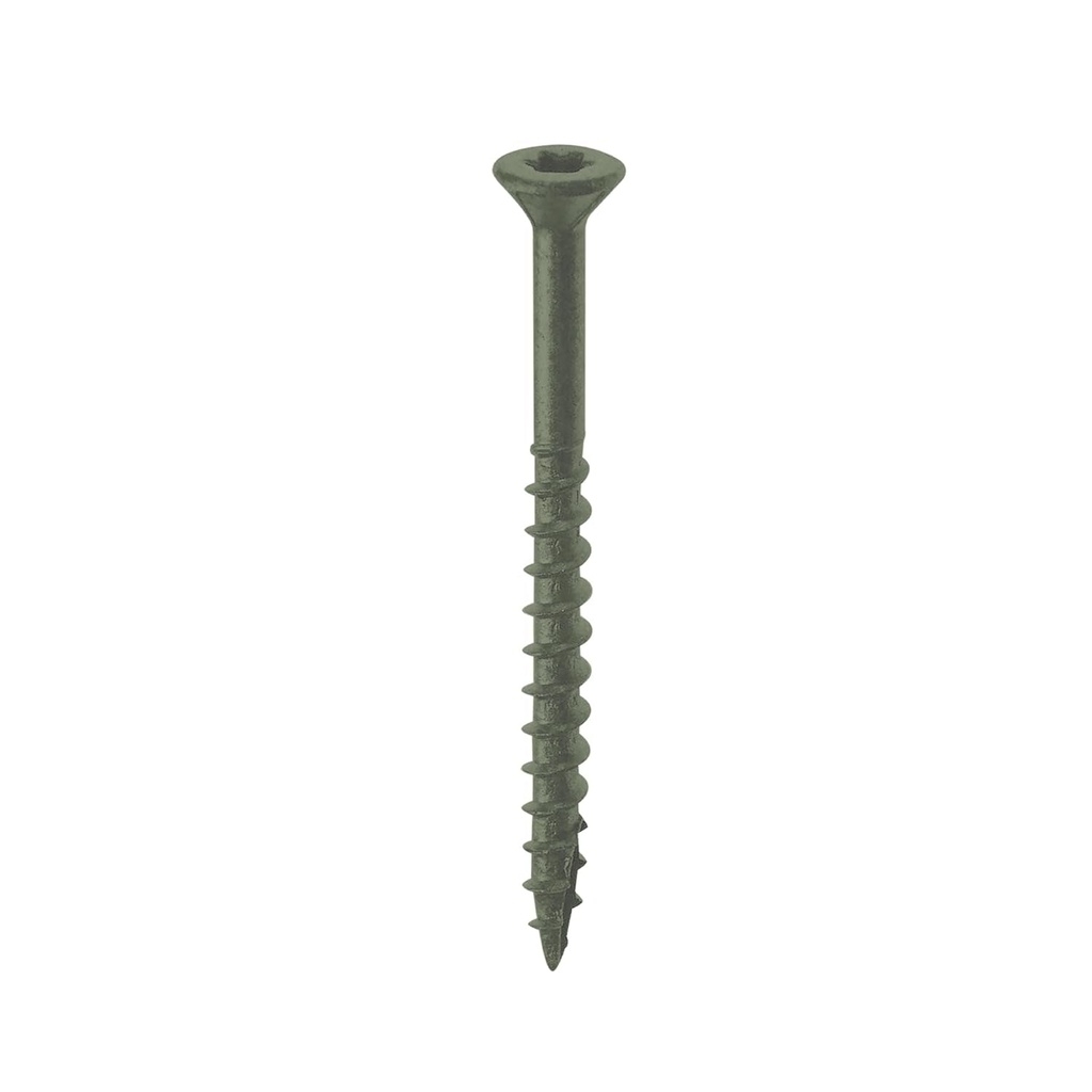 Nuvo Iron #8 Screw, 3", Torx Head, Green, 2000 Count