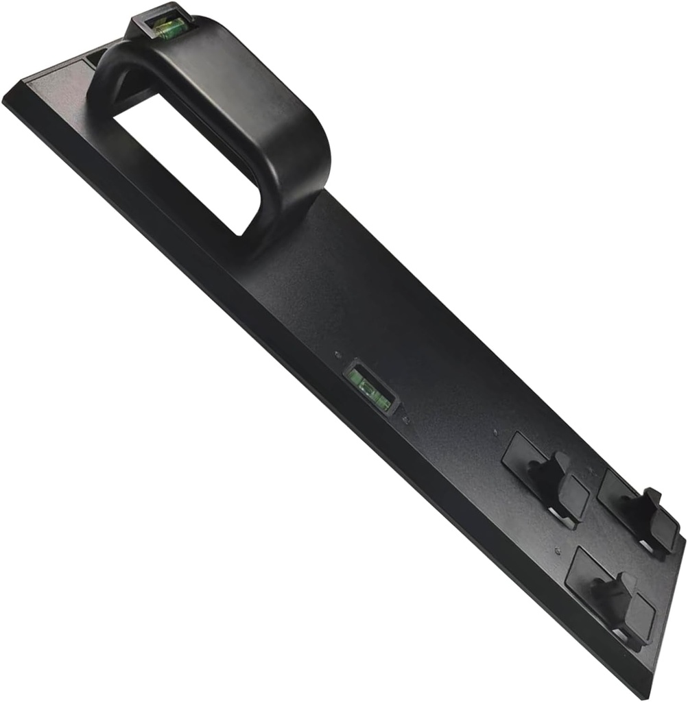 Picture Hanging Kit Tool with Level Easy Frame Hanger Wall Photo Accurate Position-Locating Measuring Hangers for Bars Hotel Coffee Shops Galleries (Black)