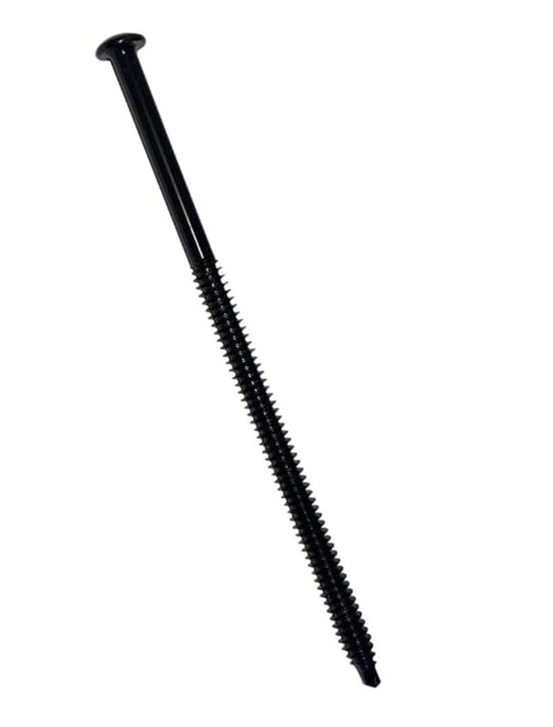 #15 2” (1000Pc) FM Approved Commercial Roofing Fasteners Black, Self Tapping into Metal and Wood Roof Decks, EPDM, TPO, Insulation, Goes with Ace Screws Plates to Meet All Roofing Tasks