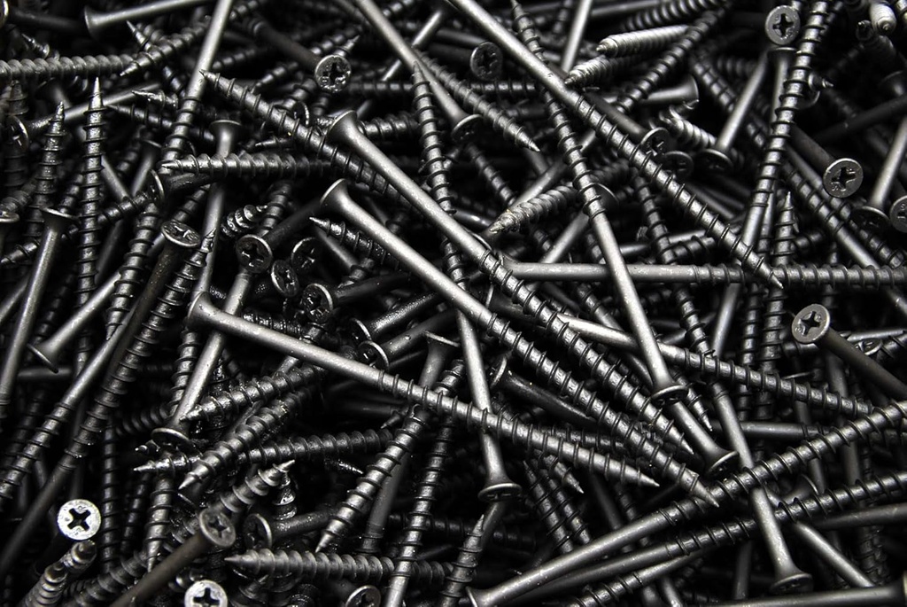 (800) Phillips Bugle Head 10 X 4 Coarse Drywall Wood Screw - Plain Black Bulk