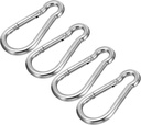 PATIKIL Snap Hooks, Stainless Steel Spring Snap Hook M10 Metal Snap Clips Connector Large Buckle for Hammock Swing Outdoor