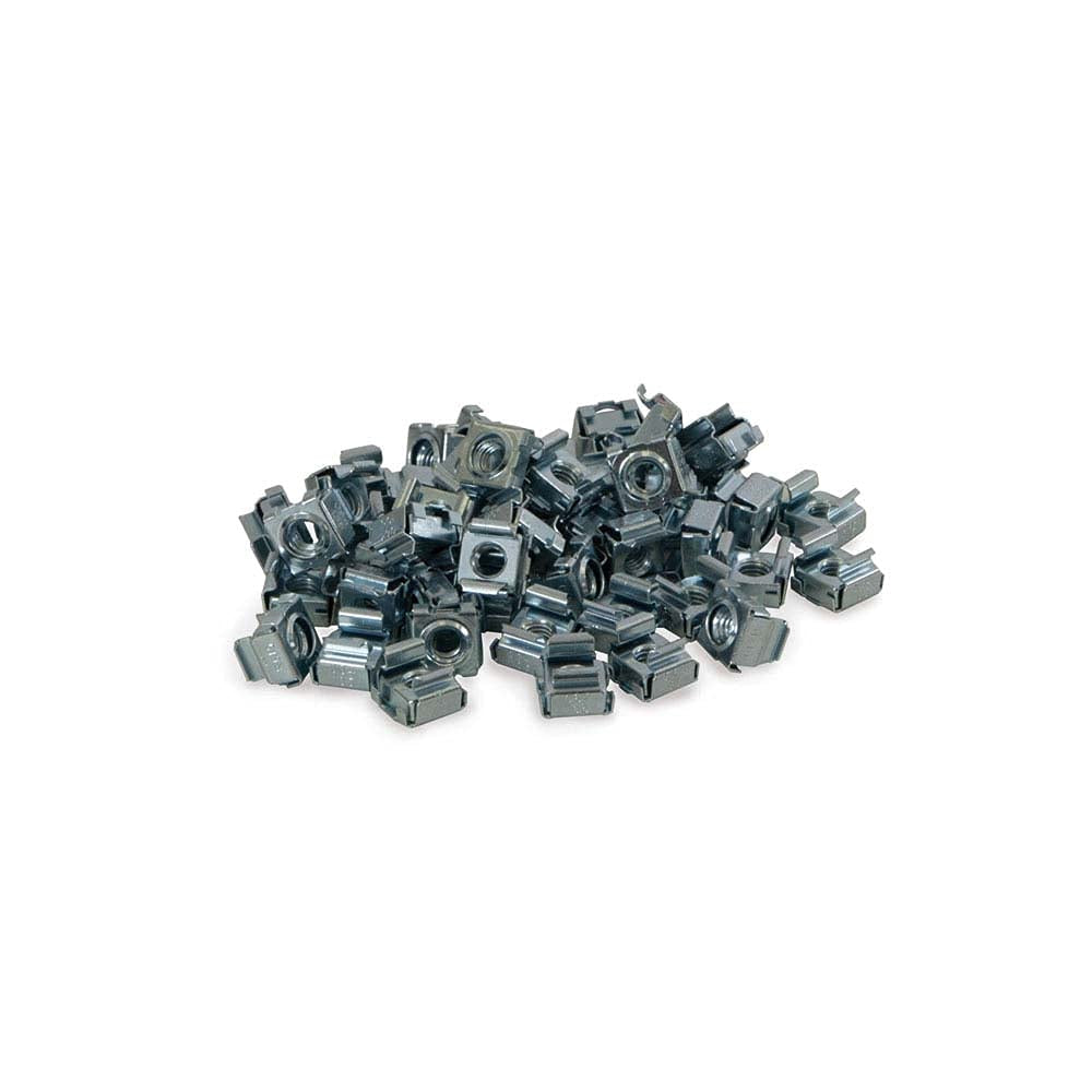 Rackgold® Zinc M5 Snap-In Cage Nuts 50 Pack - USA Made