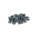 Rackgold® Zinc M5 Snap-In Cage Nuts 50 Pack - USA Made