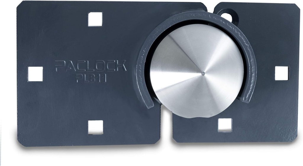Paclock'S UCS-9S/811 Hasp and Puck Combo Kit, Buy American Act Compliant, 304 Stainless Steel, High Security 6-Pin Cylinder, Keyed Differently, No Backplates