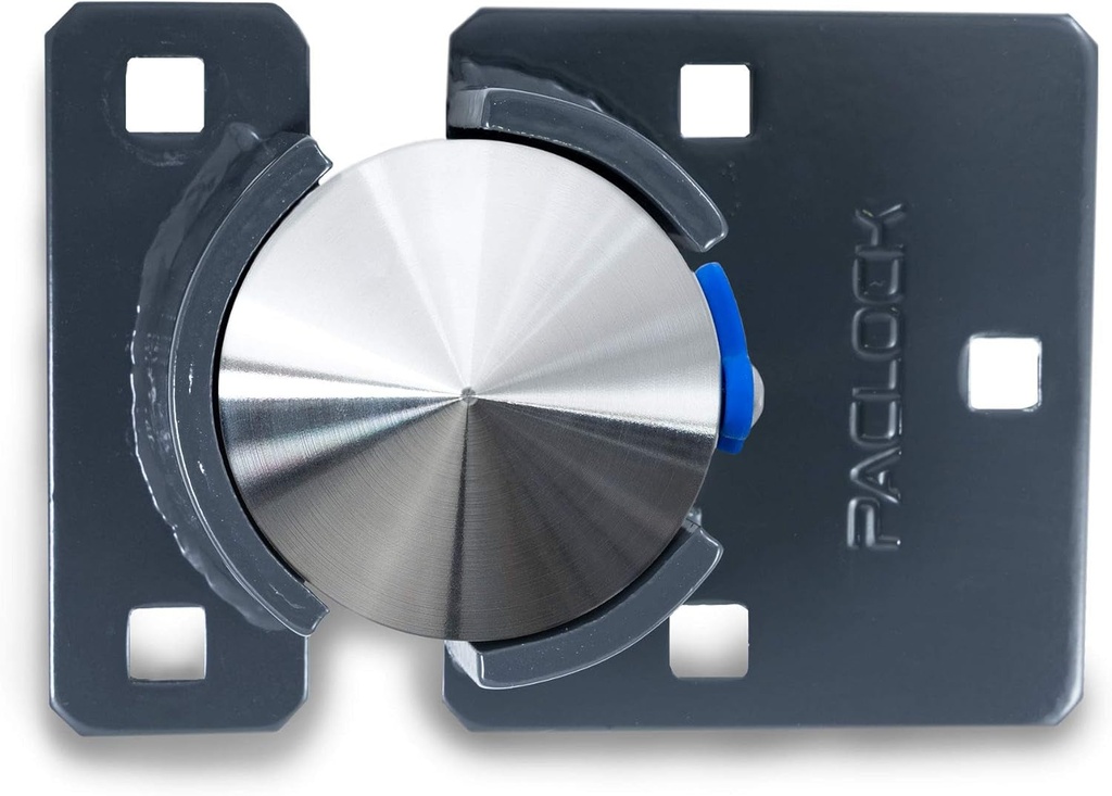 Paclock'S KT2177S/775 Hasp and Puck Combo Kit, Buy American Act Compliant, Stainless Steel Body, Grey Hasp, High Security 6-Pin Cylinder, One Lock Keyed to #26546 W/ 2 Keys, No Backplates