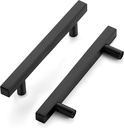 Home Expert 30 Pack 3.75 Inch Cabinet Handles Black Kitchen Cabinet Handles Square Cabinet Handles Matte Black Cabinet Pulls 3.75 Inch Center Kitchen Handles for Cabinets