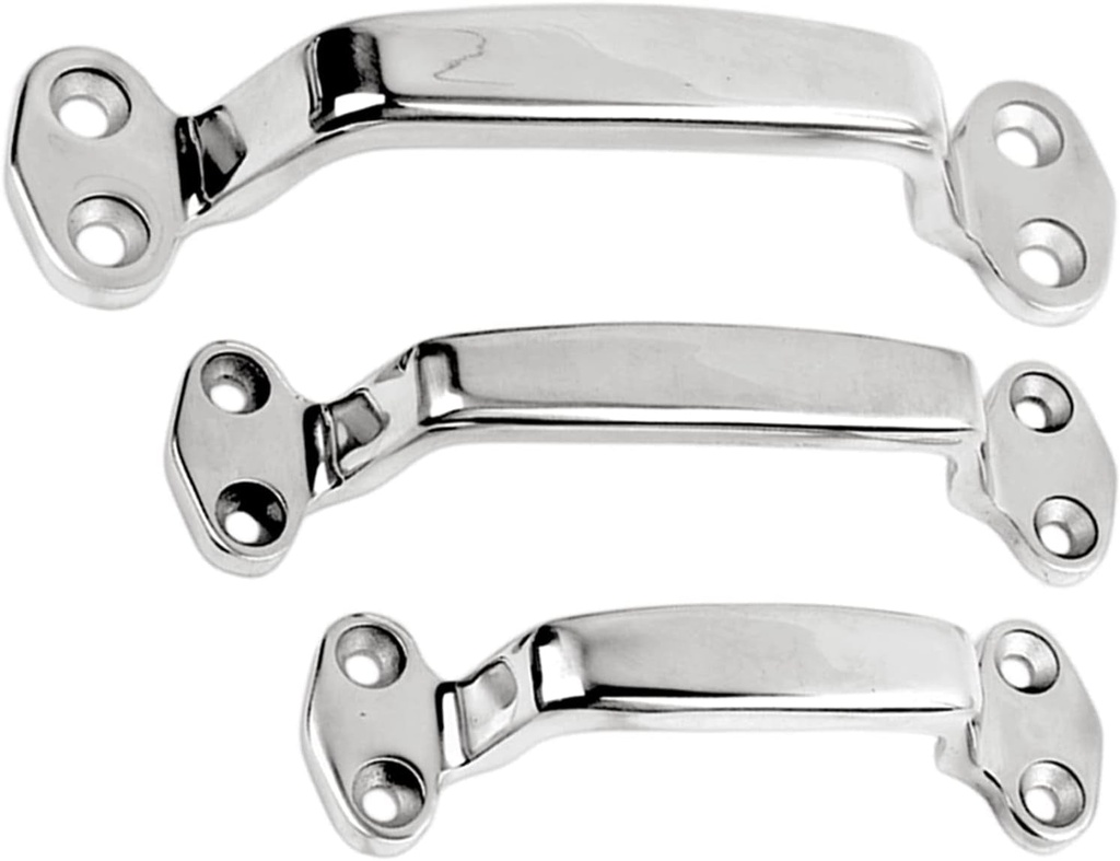 1PACK Heavy Buty Stainless Steel 304 Door Hatch Cabinet Handrail Lift Handle Grab Handle/Hand Rail for Yacht/Rv/Bathroom/Industrial Equipment (Hole Centers:150Mm)