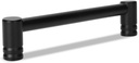 VIBORG Matte Black Cabinet Pulls 5 Inch Hole Center,128Mm Hole Center Drawer Pulls Door Handles, Modern Stylish Desigh, Practical & Durable