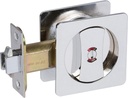 Delaney Hardware 370106 Chrome Contemporary Privacy Square Pocket Lock Polished