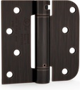 Goldenwarm 6Pack Oil Rubbed Bronze Door Hinges 4 Inch Self Closing Spring Door Hinge with Square & 5/8" Radius Corners - Adjustable Door Closing, Residential & Heavy-Duty Door Hardware