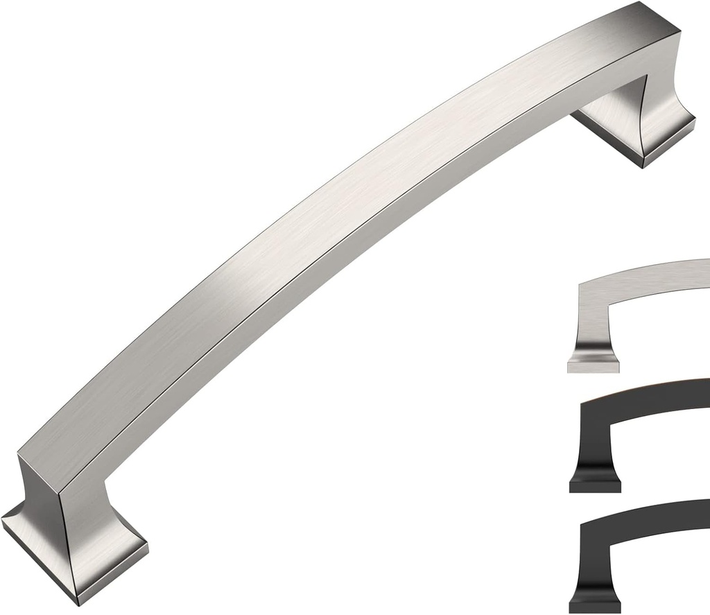 5 Inch 10 Pack Kitchen Cabinet Handles Brushed Satin Nickel Cabinet Pulls Kitchen Cabinet Hardware Kitchen Handles for Cabinets Cupboard Handles