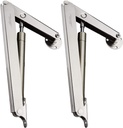 Douper 200N Gas Struts Heavy Duty Soft Close Lid Support Hinges Automatic Slow Lowering Safety Pneumatic Lid Lifters Gas Springs Pack of 2