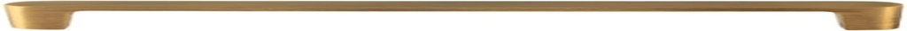 Brass Handle Gold Modern Style Knob Wardrobe Bedroom Living Room Door Handle Gold Handle Hardware Furniture - 2 Pack (Bronze, 128Mm (5In))