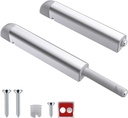 Magnetic Push Latches, 6 Pack, Push to Open Door Latch, Heavy Duty Cabinet Hardware for Hidden Doors, Drawers, Wardrobes, Kitchen, and RV Closets, Easy Install, Silent Operation
