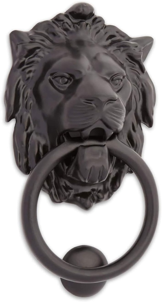 426240 Large Iron Lion Door Knocker