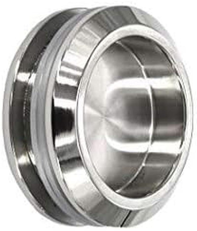 Stainless Steel 2-1/4" OD Thru-Glass Shower Sliding Door Finger Pull Knob Handle - Satin Finish