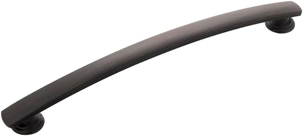 Hickory Hardware 5 Pack Solid Core Kitchen Cabinet Pulls, Luxury Cabinet Handles, Hardware for Doors & Dresser Drawers, 7-9/16 Inch (192Mm) Hole Center, Vintage Bronze, American Diner Collection