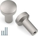 10 Pack Kitchen Cabinet Knob Brushed Satin Nickel round Dresser Knobs Drawer Knobs Kitchen Cabinet Hardware Knobs for Dresser Drawers