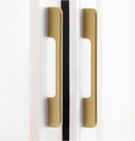 20 Pack 5 Inch Cabinet Handles Black & Glod,Aluminum Alloy Cabinet Hardware Pulls 5" (128Mm) Hole Center Pulls for Kitchen Cabinet Drawer Bathroom Dresser - Glod