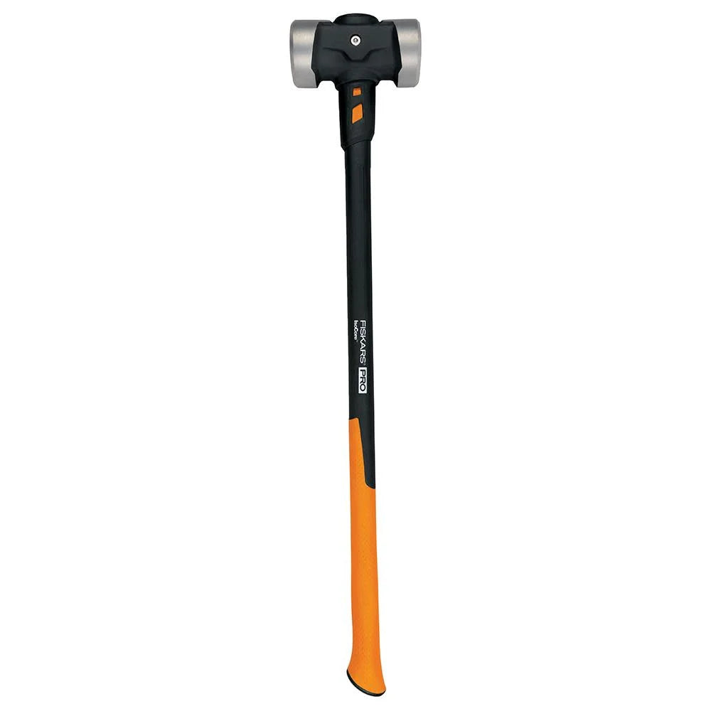Fiskars 12Lb 36In Striking Sledge Hammer, Black and Orange