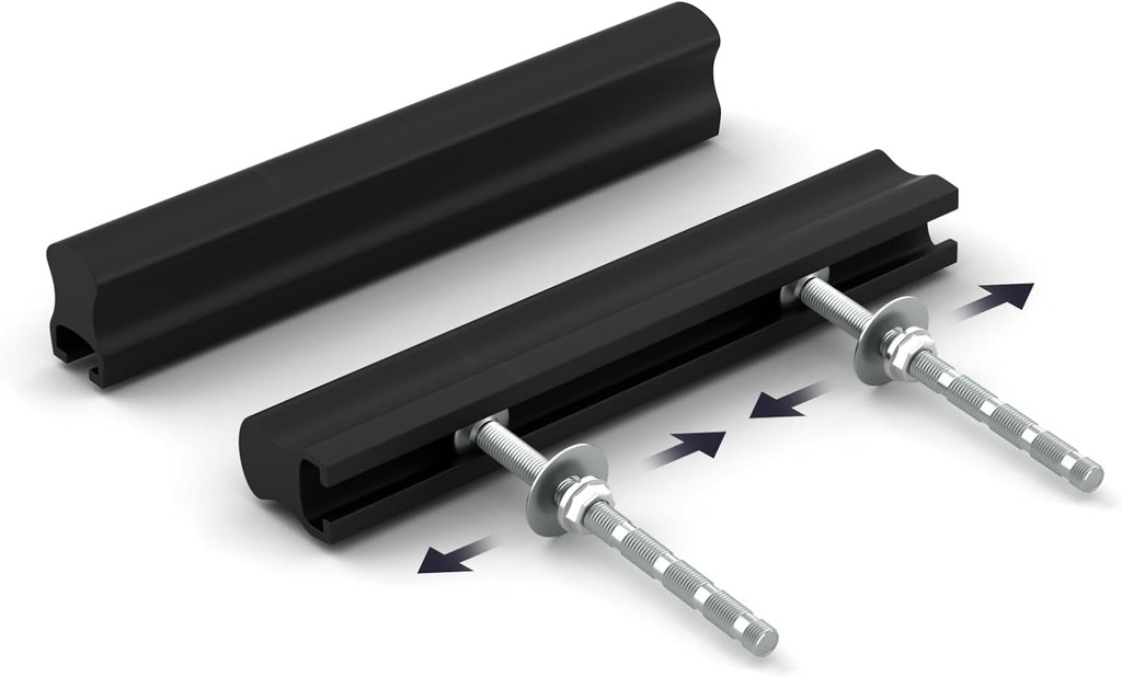 Goldenwarm 10 Pack Adjustable Black Cabinet Pull Kitchen Cabinet Handles，1" to 4"(25-102 Mm) Adjustable Hole Distance,Matte Black Dresser Handles
