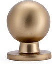 HARPOON Cabinet Handles Knobs Screw Spacing,Modern Cabinet Hardware,Furniture Knobs,1 Inch 10 Pack Brushed Gold Champagne Bronze